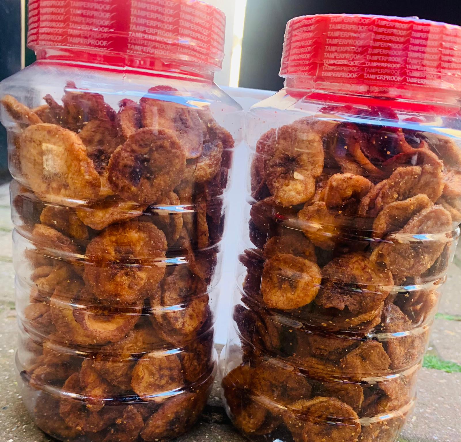 Plantain chips (ripe)